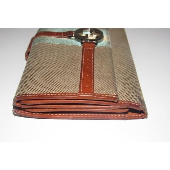 Gucci RARE Web Reins Britt Blondie Khaki Canvas - Picture 8 of 11